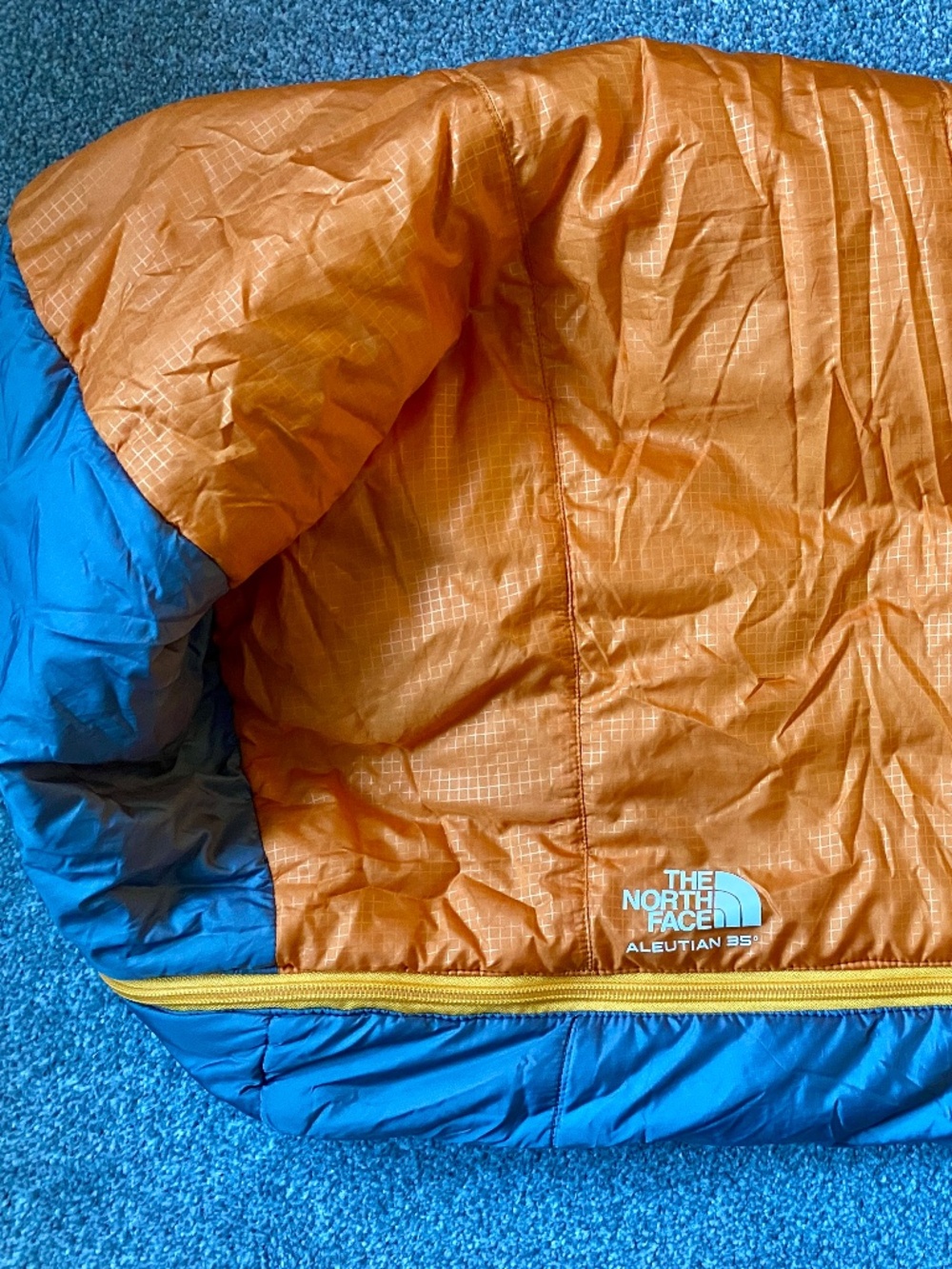 Sleeping Bag North Face Aleutian Synthetic Long Length Mummy Left Zipper 35deg - Picture 11 of 16
